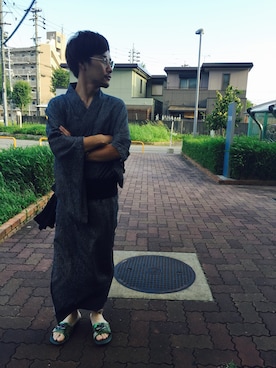 さんさん（メンズ・164cm）の夏コーディネート