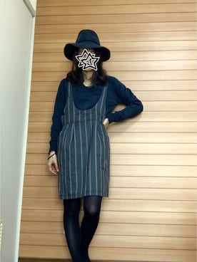 「ハットコーデ」｜nacchanさん（レディース・158cm）の秋コーディネート