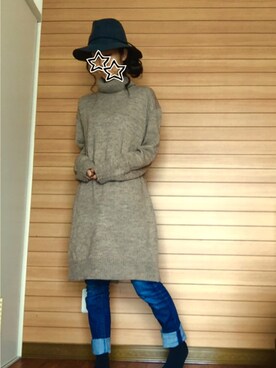 「B.L.U.E（ビーエルユーイー）のアイテム（パンツ）」を使った、nacchanさん（レディース・158cm）の秋コーディネート