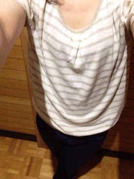 「アイテム（トートバッグ、オレンジ系）」を使った、さちさん（レディース・153cm）の夏コーディネート