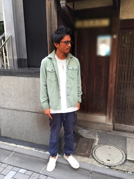 京都くんさん（メンズ・173cm）の秋コーディネート