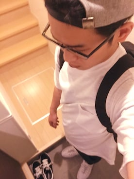 「semantic design（セマンティックデザイン）のアイテム（帽子）」を使った、しょー。。さん（メンズ・175cm）の春コーディネート