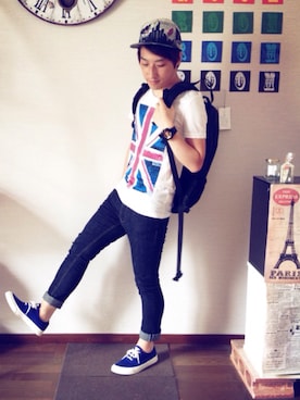 「G-SHOCK」｜kOJiさん（メンズ・163cm）の夏コーディネート