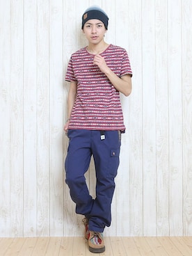 「チチカカ（チチカカ）のアイテム」を使った、ニシティさん（メンズ・174cm）の春コーディネート