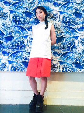 「G.V.G.V.（ジーヴィージーヴィー）のアイテム（アクセサリー）」を使った、ayakaさん（レディース・145cm）の冬コーディネート