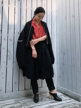 「G.V.G.V.（ジーヴィージーヴィー）のアイテム（ジャケット/アウター）」を使った、ayakaさん（レディース・145cm）の春コーディネート