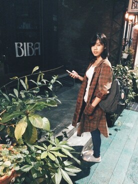 「planet（planet）のアイテム（ジャケット/アウター）」を使った、Jessicaさん（レディース・160cm）の秋コーディネート