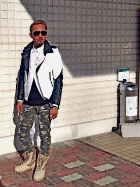 「CARRERA（カレラ）のアイテム」を使った、YuｰDaiさん（メンズ・168cm）の冬コーディネート