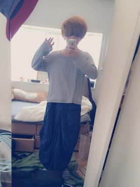 「スカート男子」｜おかゆさん（メンズ・162cm・20代）の春コーディネート