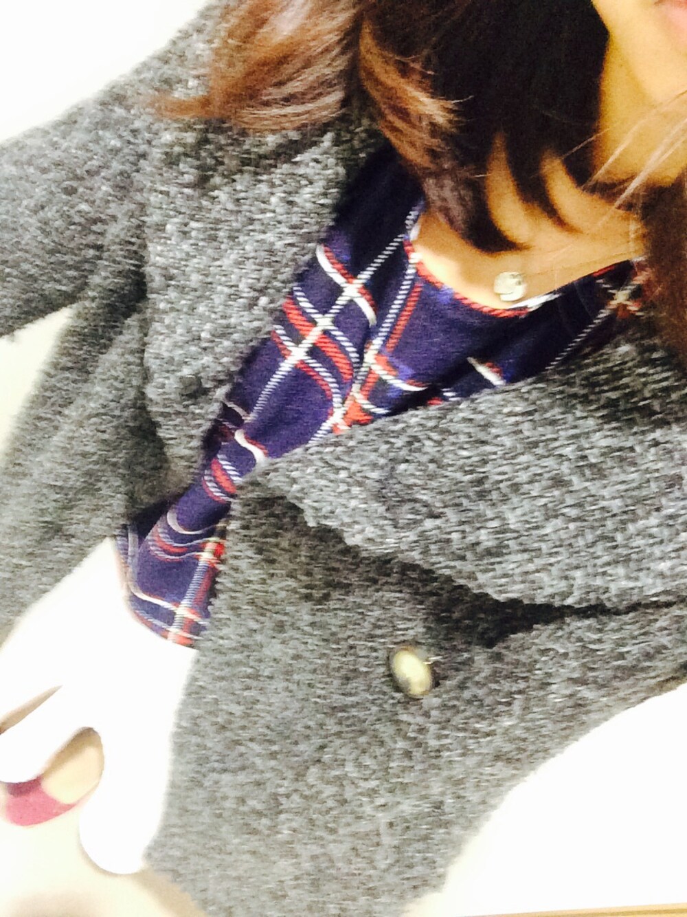 「PAGEBOY、フレアスカート、fifth、バレエシューズ」｜「fifthのアイテム（シャツ/ブラウス、その他）」を使った、maさん（レディース・152cm）の秋コーディネートの1枚目の写真