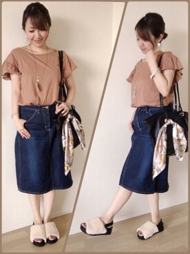 memeさん（レディース・158cm）の夏コーディネート