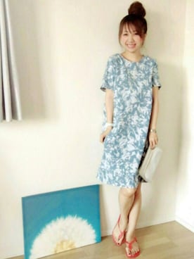 「SEVENDAYS=SUNDAY（セブンデイズサンデイ）のアイテム（アクセサリー）」を使った、memeさん（レディース・158cm）の夏コーディネート