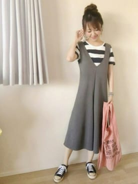 memeさん（レディース・158cm）の夏コーディネート