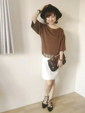 memeさん（レディース・158cm）の秋コーディネート