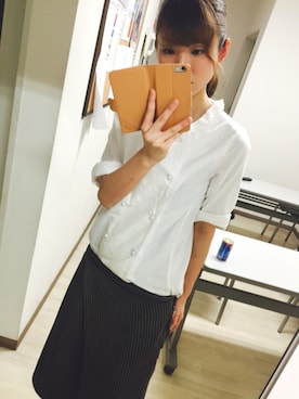 「腰パン」｜「アイテム（その他）」を使った、ai*･さん（レディース・161cm）の春コーディネート