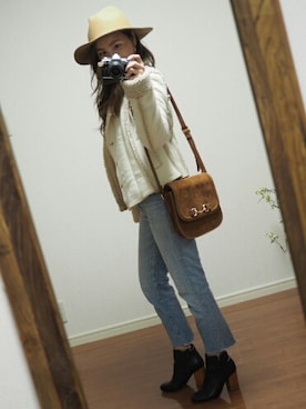 Yukiさん（レディース・157cm）の冬コーディネート