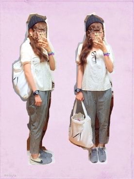 「PAR ICI」｜「アイテム（アナログ腕時計）」を使った、ぽんずさん（レディース・159cm）の秋コーディネート