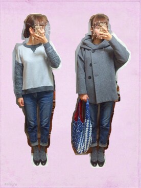 ぽんずさん（レディース・159cm）の秋コーディネート