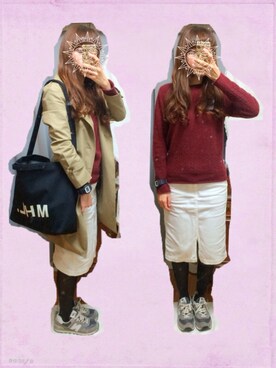 ぽんずさん（レディース・159cm）の冬コーディネート