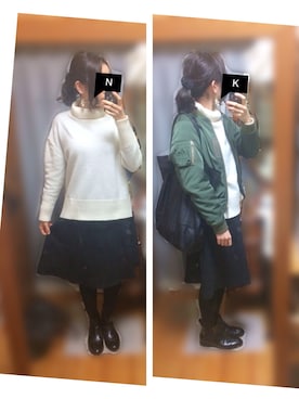 ぽんずさん(レディース・159cm)の冬コーディネート