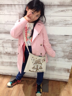 Rieruさん（キッズ・133cm）の冬コーディネート