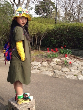 Rieruさん（キッズ・135cm）の春コーディネート