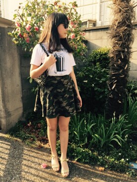 「Katie（ケイティ）のアイテム（シューズ）」を使った、JENさん（レディース・160cm）の春コーディネート