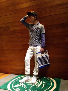 HIDEさん（メンズ・172cm）の春コーディネート