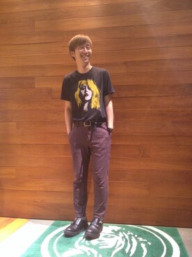 HIDEさん（メンズ・172cm）の春コーディネート
