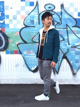 HIDEさん（メンズ・172cm）の冬コーディネート
