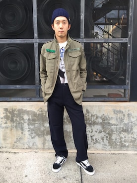 HIDEさん（メンズ・172cm）の秋コーディネート