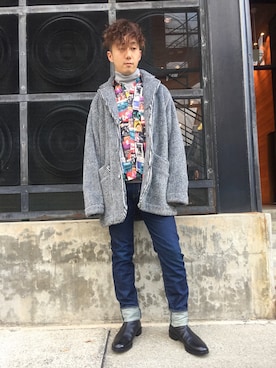 HIDEさん(メンズ・172cm)の冬コーディネート