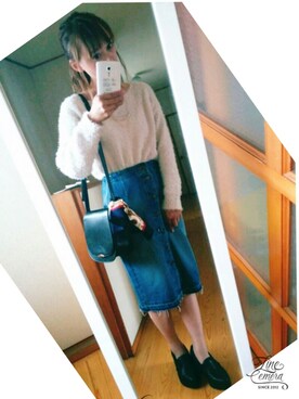 「アイテム（ブーティ）」を使った、あゆみさん（レディース・158cm・20代）の秋コーディネート