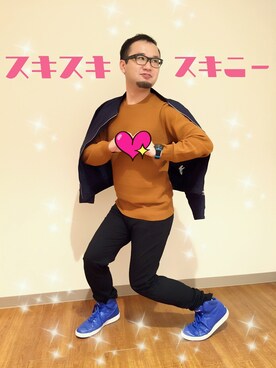 「JUNRED（ジュンレッド）のアイテム（スタジャン）」を使った、TOM さん（メンズ・172cm）の夏コーディネート