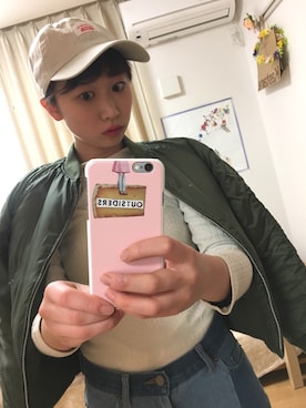 「Another Edition（アナザーエディション）のアイテム（PC・スマホグッズ/家電）」を使った、moeさん（レディース・160cm）の冬コーディネート
