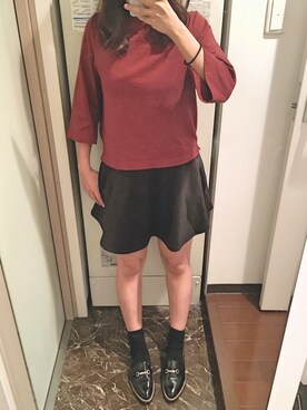 ちっちさん（レディース・160cm）の秋コーディネート