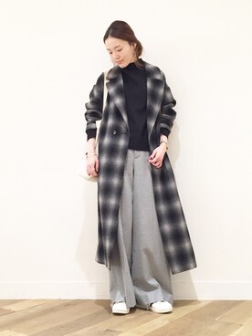 「HARE（ハレ）のアイテム（ピアス（両耳用））」を使った、Axxbimilさん（レディース・165cm）の秋コーディネート