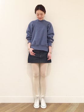 「HARE（ハレ）のアイテム（ピアス（両耳用））」を使った、Axxbimilさん（レディース・165cm）の冬コーディネート