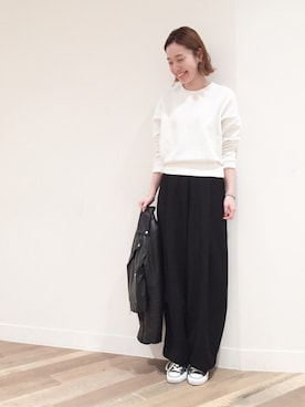 「DRESS CODE（ドレスコード）のアイテム」を使った、Axxbimilさん（レディース・165cm）の冬コーディネート