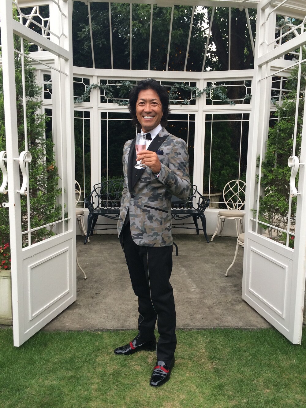 「迷彩、ジャケット」｜「オーダーメイドのアイテム（テーラードジャケット、その他）」を使った、ToshiharuKokubunさん（メンズ・168cm）の秋コーディネートの1枚目の写真