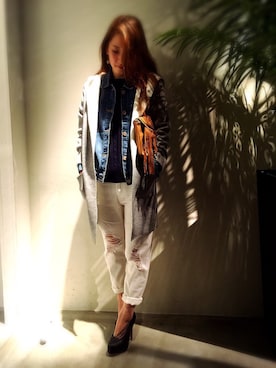 美鈴.さん（レディース・160cm）の秋コーディネート