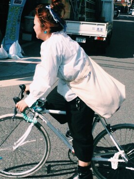 自転車 の人気ファッションコーディネート 髪型 スーパーロングヘアー Wear