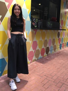 「PULL&BEAR（プルアンドベア）のアイテム（ジャージ）」を使った、moon.wgさん（レディース・168cm）の春コーディネート