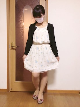 「風邪っぴき」｜「アイテム（ワンピース/ドレス）」を使った、あゆちょんさん（レディース・152cm）の秋コーディネート