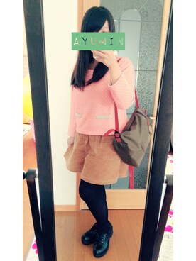 「stefis（シュテフィス）のアイテム」を使った、あゆちょんさん（レディース・152cm）の秋コーディネート