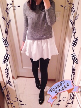 「holiday」｜「アイテム（パンプス）」を使った、Kさん（レディース・162cm）の冬コーディネート