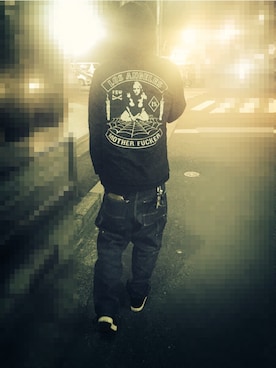 「fuct（ファクト）のアイテム（ジャケット/アウター）」を使った、ろんさん（メンズ・175cm）の冬コーディネート