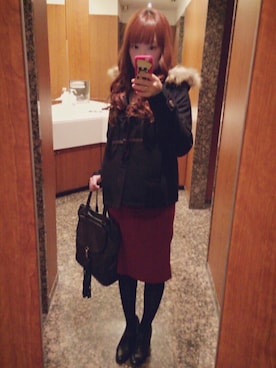 まーさん（レディース・154cm）の冬コーディネート