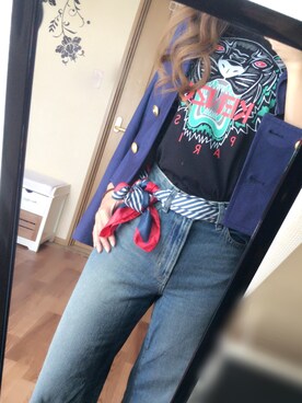 Rionaさん（レディース・156cm）の夏コーディネート