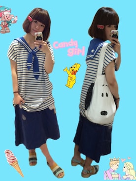 チャッキーナ 𓆌さん（レディース・160cm）の夏コーディネート